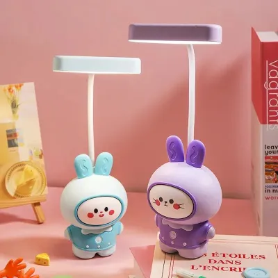 Colourful Cute Rabbit Small Rechargeable Table Lamp (1 Pc)